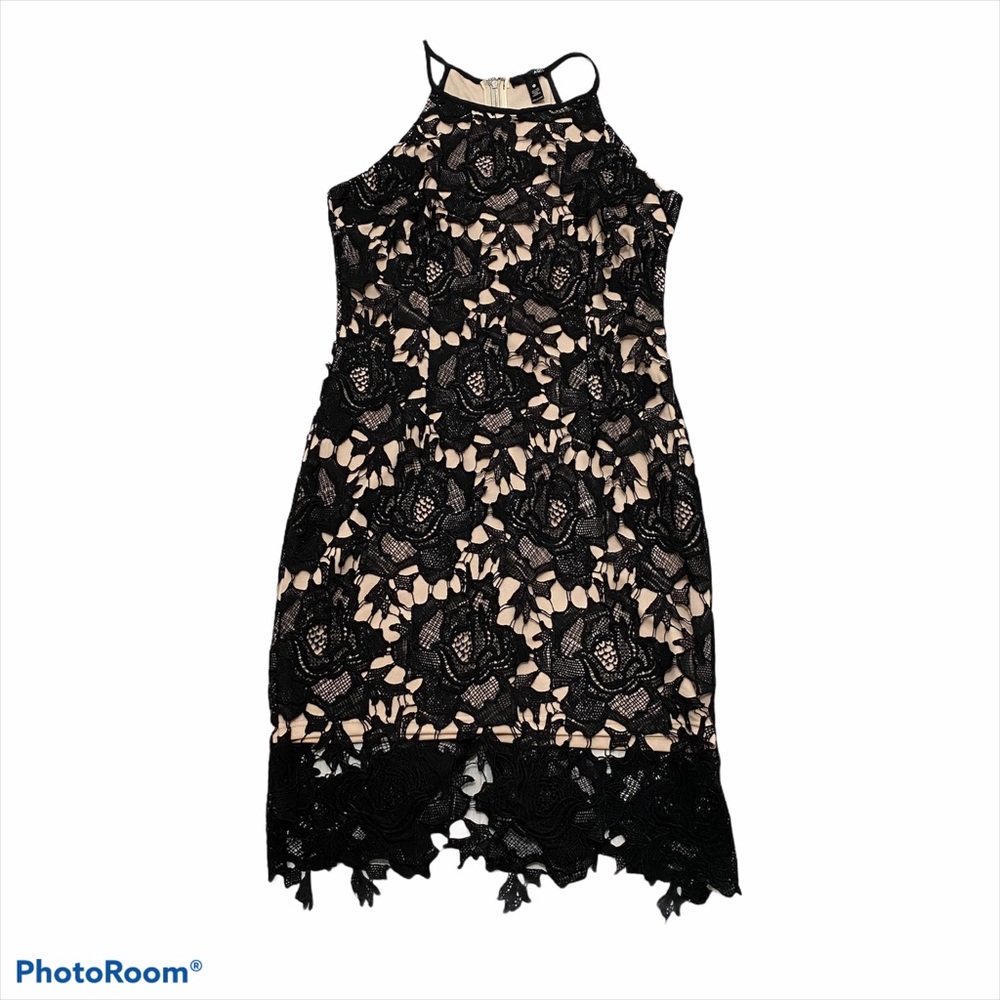 Aqua Body con Laced Dress